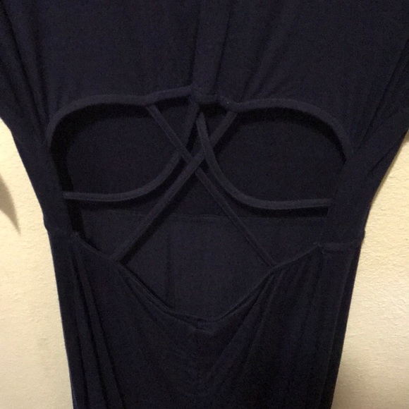 Fitted navy dress - Picture 4 of 5